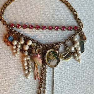 Betsey Johnson School of dance necklace.